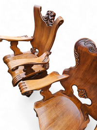 4 x large oak claw armchairs 1960s
70 x 70 x 90 cm