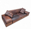 Antonello Mosca giorgetti bank royal jaren 70 cognac leer / patina