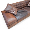 Antonello Mosca giorgetti bank royal jaren 70 cognac leer / patina