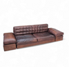 Antonello Mosca giorgetti bank royal jaren 70 cognac leer / patina