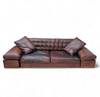 Antonello Mosca giorgetti bank royal jaren 70 cognac leer / patina