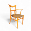 Set of 4 x German / cow horn dining arm chairs / Lübke 1950s / Extremely rare /