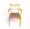 Set of 4 x German / cow horn dining arm chairs / Lübke 1950s / Extremely rare /