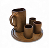 Minimalist ceramic tea set / signed

Height 20

Width 30 cm