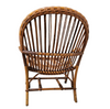 Bamboe lounge stoel jaren 70