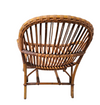 Bamboe lounge stoel jaren 70