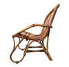 Bamboe lounge stoel jaren 70