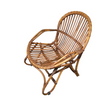 Bamboe lounge stoel jaren 70