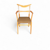 Set of 4 x German / cow horn dining arm chairs / Lübke 1950s / Extremely rare /