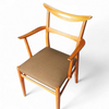 Set of 4 x German / cow horn dining arm chairs / Lübke 1950s / Extremely rare /