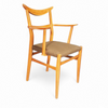 Set of 4 x German / cow horn dining arm chairs / Lübke 1950s / Extremely rare /
