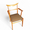 Set of 4 x German / cow horn dining arm chairs / Lübke 1950s / Extremely rare /