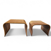 Rattan nesting site tables 1980s