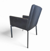 2 x Manet Minotti arm chairs 1990s /dark brown leather / chrome

Height 83