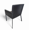 2 x Manet Minotti arm chairs 1990s /dark brown leather / chrome

Height 83