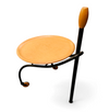 Matching set / 3-WHEEL DESIGN SERVING TROLLEYS / SIDE TABLES
IN STEEL & BEECH BY BONALDO
ITALY 1990S