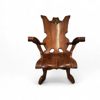 Oirschot oak chair / Heer Stoel / Gentleman Chair / Claw chair / 1960s