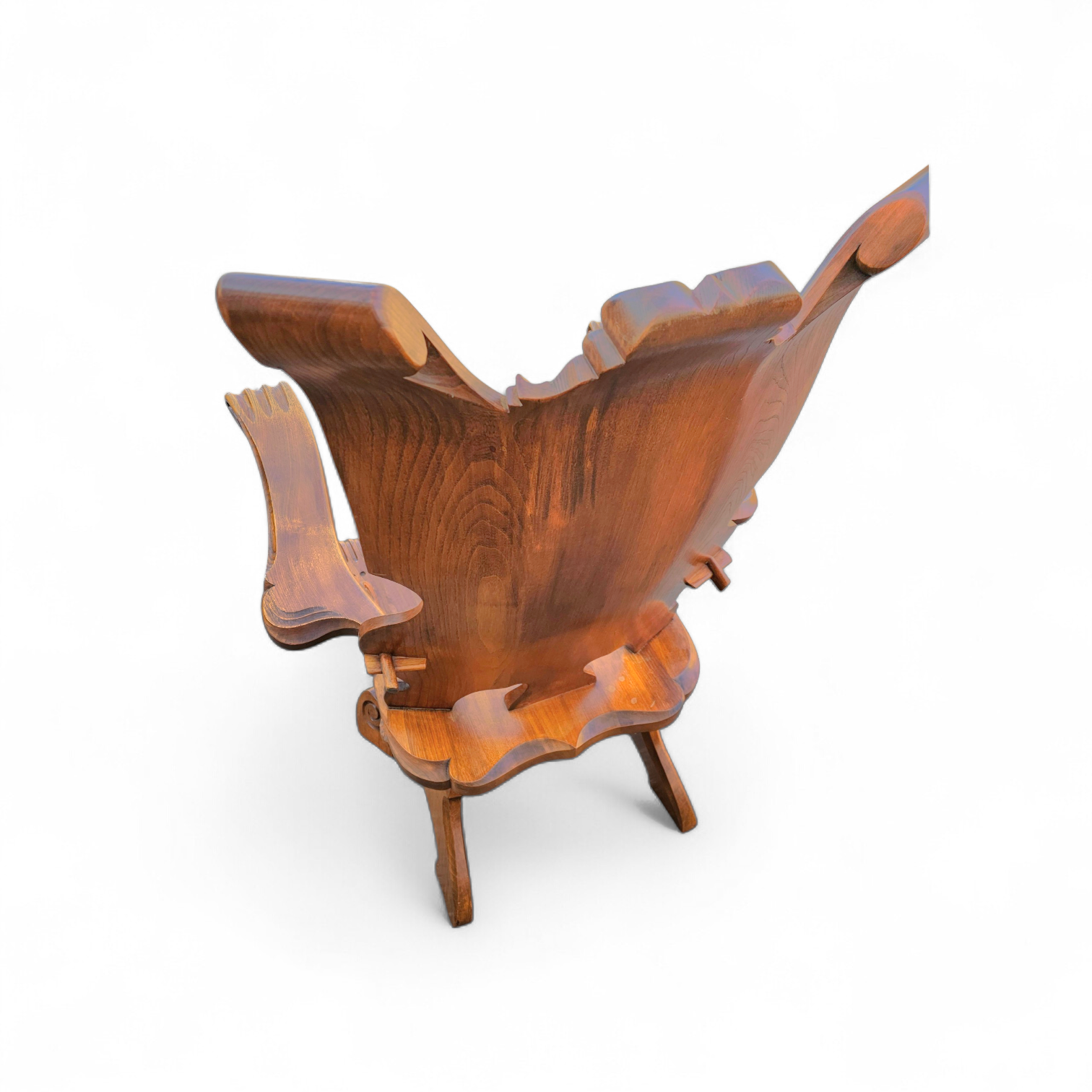 Oirschot oak chair / Heer Stoel / Gentleman Chair / Claw chair / 1960s