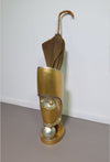 painted Leeazanne  umbrella stand, ca 1980 resine / epoxy / Hollywood Regency
Manufactured by the LAM LEE Group, Dallas USA.