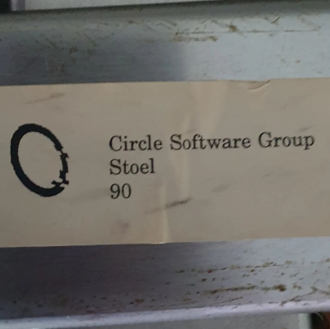 2 x very rare Nimbus 2103 Gispen chair / Circle software group 1983 / Peter de Boer