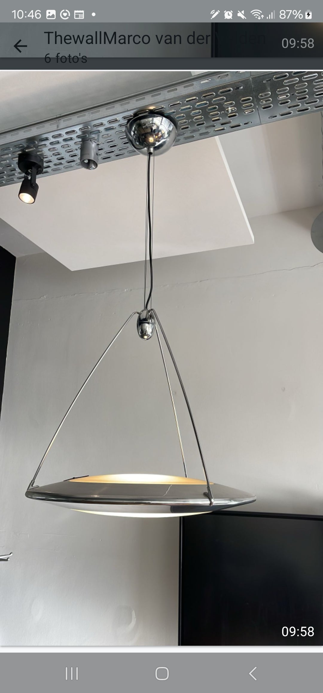 4 x Ezio Didone “Mira S” UFO Pendant Light for Arteluce / Flos