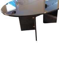 Mid-Century dining table and 3 x chairs by Silvio Coppola for Fratelli Montina Italy / 1970s