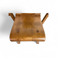 4 x Mid-Century Brutalist Dining Chairs, Belgium / 1970s