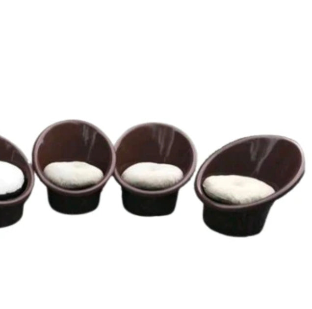 Skopa fauteuils  by Ole Gjerlov Knudsen & Torben Lind by Orth Plast / Ikea, 70s / set of 6