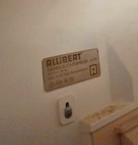 Allibert mirror / bathroom set 1970s / back light / set of 4