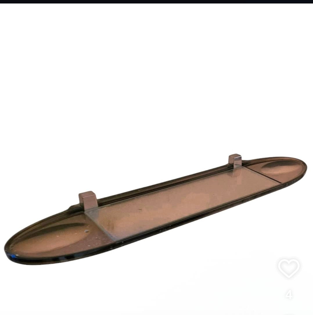 Allibert mirror / bathroom set 1970s / back light / set of 4