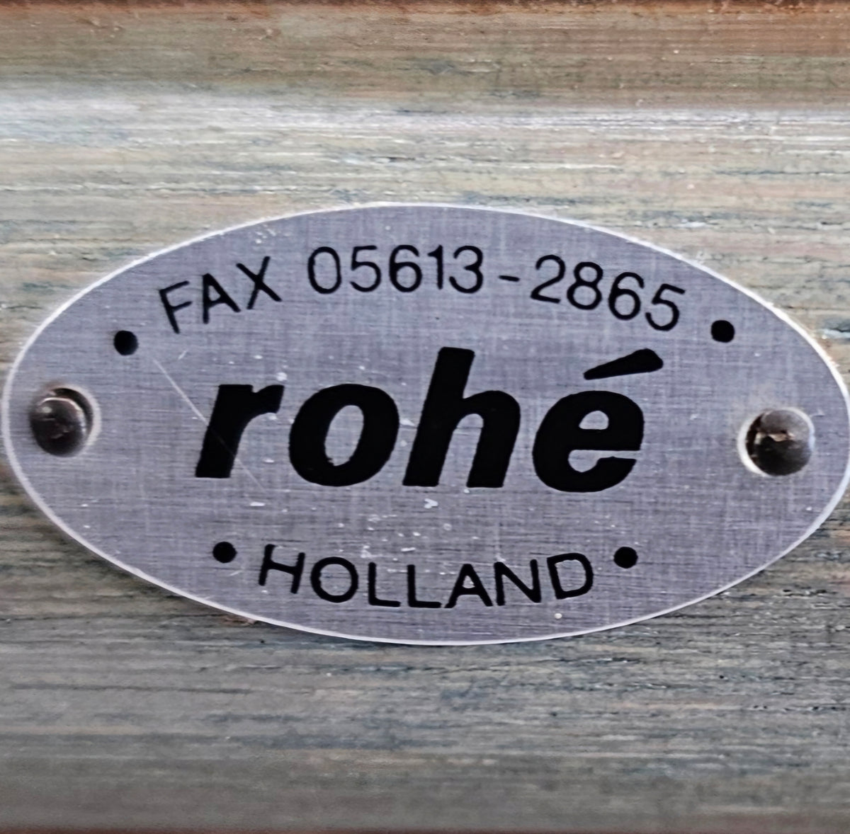 Rohé Noordwolde dining set / table / 4 x matching chair / 1980s / very good condition /