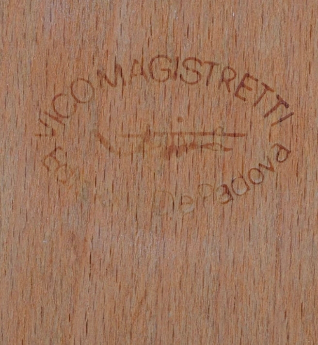 Set of 8 Italian Beech Wood chairs / Model Marocca by Vico Magistretti for De Padova / 1987