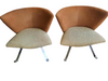Giorgio Saporiti Postmoderne Jada Slipper Stoelen
 Zeer zeldzaam two-tone model uit de jaren 70