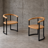 6 × Italian Achillea Chair for Ycami Collection / Tito Agnoli / 1970s