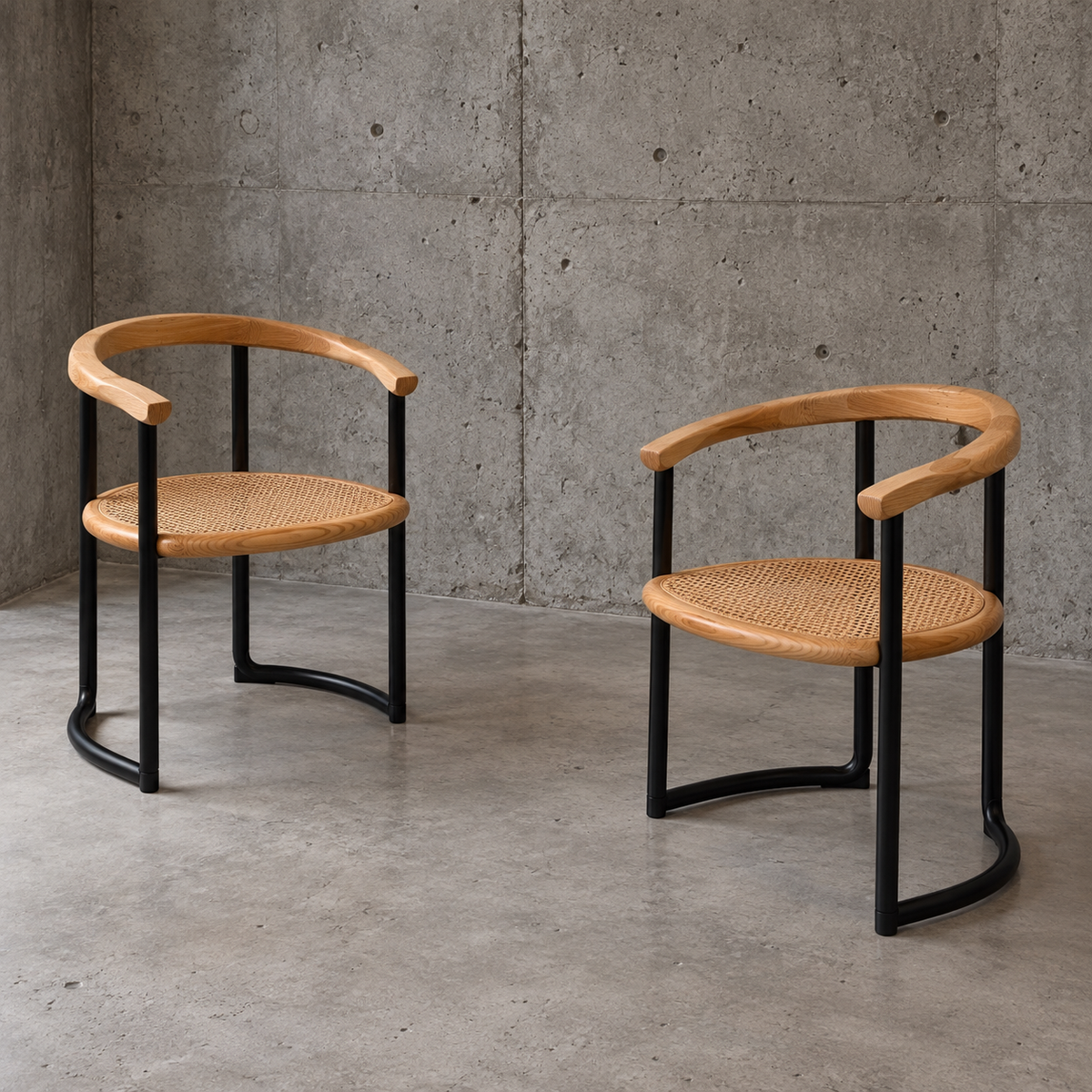 6 × Italian Achillea Chair for Ycami Collection / Tito Agnoli / 1970s