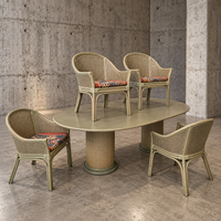 Rohé Noordwolde dining set / table / 4 x matching chair / 1980s / very good condition /