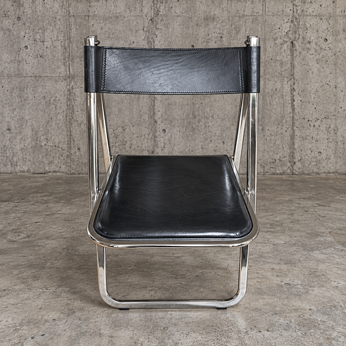Postmodern set of four Tamara folding chairs manufactured by Arrben / Italy 1970's /