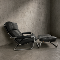 Gelderland 601 "Meneer Oberman" lounge chair / ottoman / Jan des Bouvrie
