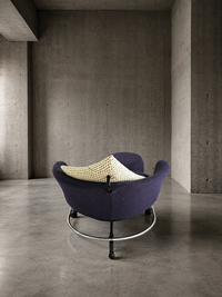 2 x Cassina Girotonda lounge chair / 1 x hocker / Francesco Binfaré for Cassina / 1990s