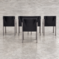 Set of 5 modernist dining chairs by Arnold Merckx for Arco / 1980s