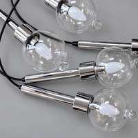 Abo Randers cascade 5 drop lamp for A/S Denmark 1970s