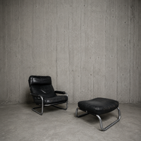 Gelderland 601 "Meneer Oberman" lounge chair / ottoman / Jan des Bouvrie