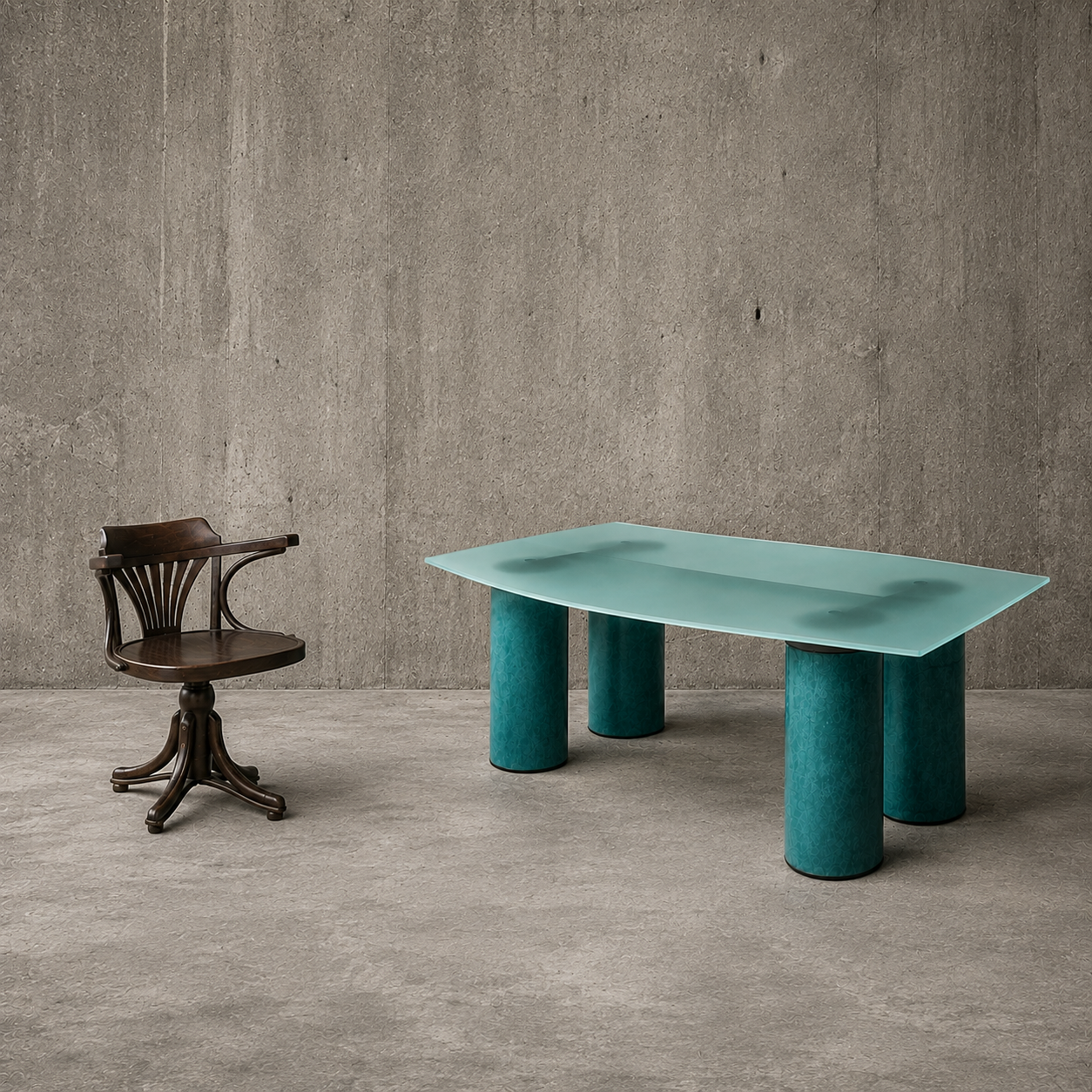 Massimo Vignelli
Lella Vignelli / Serenissimo desk / Acerbis 1970s