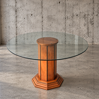 Faux Bamboo dining set / 1980s