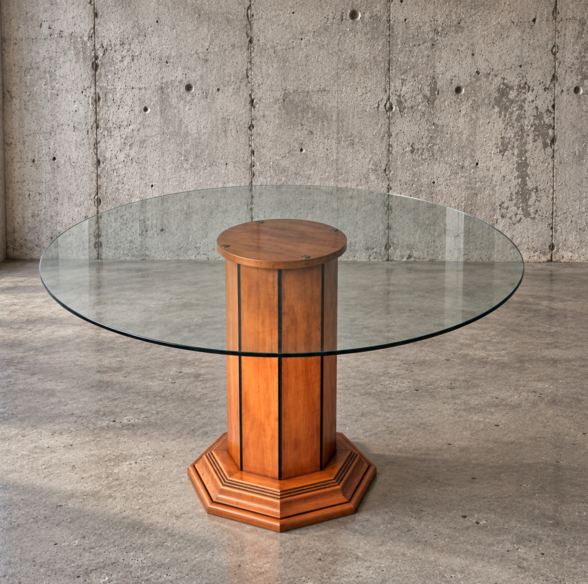 Faux Bamboo dining set / 1980s