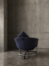 2 x Cassina Girotonda lounge chair / 1 x hocker / Francesco Binfaré for Cassina / 1990s