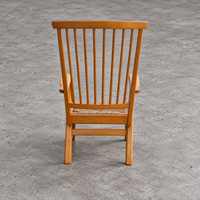 Vintage Mid Century Dutch Wooden Spindle Lounge Chair by Vero Stoel / 1920s