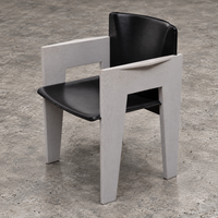 Set of 5 modernist dining chairs by Arnold Merckx for Arco / 1980s