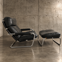 Gelderland 601 "Meneer Oberman" lounge chair / ottoman / Jan des Bouvrie