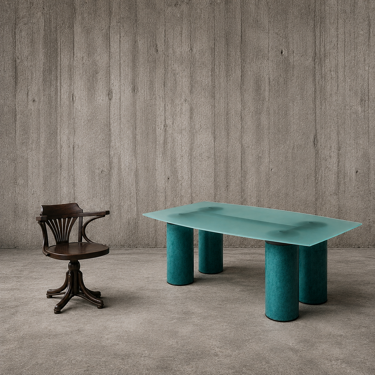 Massimo Vignelli
Lella Vignelli / Serenissimo desk / Acerbis 1970s